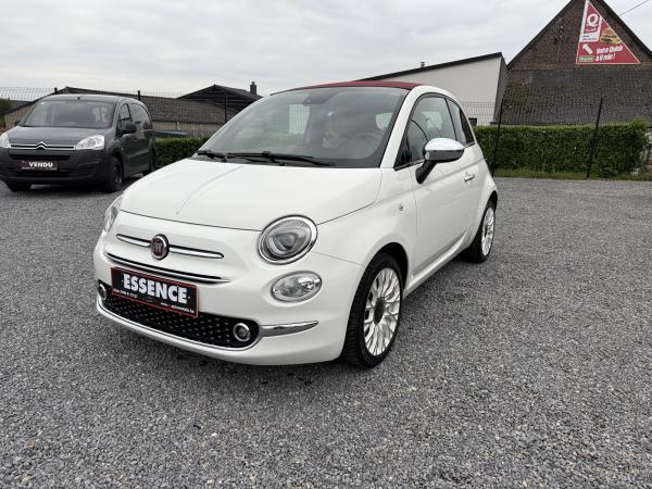 Voiture d'occasion à vendre : Fiat 500C 1000CC ESSENCE / HYBRIDE 70CV ANNEE 2020 GARANTIE!